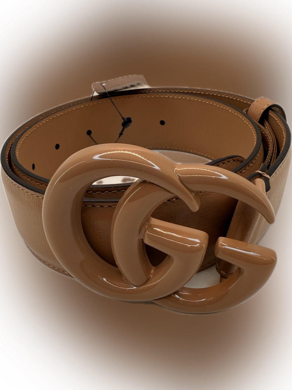 NWT Gucci Azalea Monochrome 65/26 GG Belt